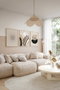 Wallity Artsycllct38 Set de 3 Pinturas Decorativas Enmarcadas